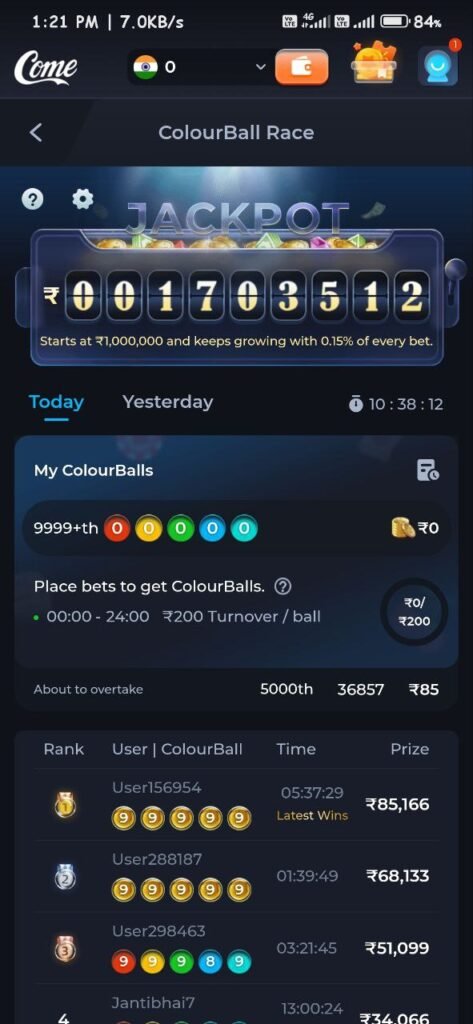 mega jackpot win online casino slot big prize reward